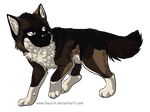  alpha_channel black_nose brown_eyes brown_fur canine dog feral fur hauringu inner_ear_fluff male mammal nude paws simple_background solo standing transparent_background young 