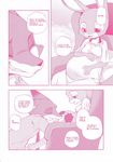  2016 canine comic dialogue disney english_text female fox inumimi_moeta judy_hopps lagomorph male mammal monochrome nick_wilde pink_and_white rabbit text zootopia 