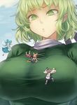  :d :o ^_^ beret black_skirt blush breasts climbing closed_eyes commentary_request dress earmuffs giantess green_eyes green_hair hagoromo hair_ornament hair_rings hair_stick hat japanese_clothes jiangshi kaku_seiga kariginu large_breasts long_sleeves looking_at_another looking_down lying miyako_yoshika mononobe_no_futo multiple_girls on_back open_mouth outstretched_arms parted_lips pointy_ears purple_skirt shawl shirt short_hair sitting skirt sleeveless sleeveless_shirt smile soga_no_tojiko tate_eboshi taut_clothes touhou toyosatomimi_no_miko upper_body utopia v-shaped_eyebrows wide_sleeves zombie_pose 