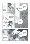  2016 anthro bandage black_and_white canine clothed clothing comic dialogue disney duo english_text finnick fox hard_translated hi_res inumimi_moeta male mammal manga monochrome nick_wilde text zootopia 