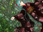  hatsune_miku japanese_clothes kimono ribon vocaloid 