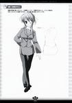  character_design kawahara_mizuha konneko marmalade mikeou monochrome 