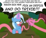  2016 angry badumsquish blush dialogue english_text equine female forced friendship_is_magic horn in_heat levitation magic mammal my_little_pony purple_eyes sparkles tentacles text trixie_(mlp) unicorn 