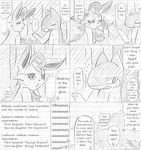  atlas_(artist) comic duo eeveelution english_text female feral greyscale hi_res leafeon lined_paper male manga monochrome nintendo pencil_(artwork) pok&eacute;mon quilava sketch text traditional_media_(artwork) translated video_games 