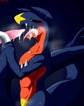  cum garchomp invalid_tag jacknaiff jacknaiff18 male male/male muscular nintendo open_mouth oral penis pok&eacute;mon teeth tongue video_games 