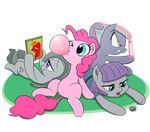  2016 alpha_channel blue_eyes boulder_(mlp) bubble_gum cutie_mark doublewbrothers earth_pony equine female feral friendship_is_magic green_eyes group hair hi_res horse limestone_pie_(mlp) mammal marble_pie_(mlp) maud_pie_(mlp) my_little_pony photo pink_hair pinkie_pie_(mlp) pony purple_eyes purple_hair rock sibling simple_background sisters smile transparent_background 