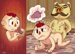  anal anal_penetration animal_crossing annie-mae anthro chops_(animal_crossing) duo human human_on_anthro interspecies male male/male mammal nintendo penetration penis pig porcine porcine_penis video_games villager_(animal_crossing) 