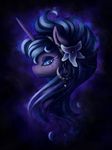  blue_eyes blue_hair ear_piercing equine eyelashes friendship_is_magic fur hair headshot horn mammal my_little_pony piercing shaadorian smile starlight_glimmer_(mlp) unicorn 