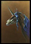  2016 abstract_background ambiguous_gender begasuslu blue_hair bone equine feral hair hi_res horn mammal nightmare_fuel skeleton solo undead unicorn 