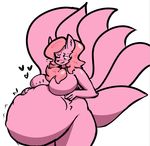  2016 anthro belly big_belly breasts canine featureless_breasts fox mammal pregnant quib transgender_female 