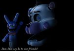  animatronic bear digital_media_(artwork) five_nights_at_freddy&#039;s funtime_freddy_(fnafsl) lagomorph machine mammal paviblack05 puppet puppet_bonnie_(fnafsl) rabbit robot sister_location video_games 