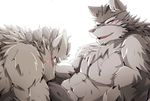  abs anthro biceps canine chest_tuft fur male mammal muscular muscular_male pecs tach8 tuft wolf 