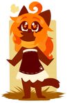  &lt;3 &lt;3_eyes anthro cute feline female fur hair mammal ottahz simple_background smile solo standing 