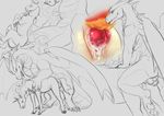  2016 absurd_res all_fours animal_genitalia balls black_and_white claws close-up cum cum_in_pussy cum_inside cum_leaking cum_on_penis deuceswift digital_drawing_(artwork) digital_media_(artwork) dragon equine erection female feral feral_on_feral from_behind_position genital_slit hi_res hooves knot knotting larger_male looking_back looking_down lying male male/female male_penetrating mammal membranous_wings monochrome mounting neck_grab nintendo on_back open_mouth pawpads penetration penis pok&eacute;mon pussy rapidash red_penis red_scales ridged_penis scales scalie sex size_difference sketch slit smile spread_wings surprise vaginal vaginal_penetration video_games western_dragon white_skin wings yaroul yellow_scales 