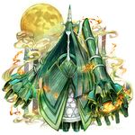  celesteela fire gen_7_pokemon moon no_humans nuka_(rinmido6354) pokemon pokemon_(creature) simple_background solo ultra_beast white_background 