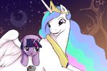 child crown cub equine friendship_is_magic fur hair horn jewelry mammal multicolored_hair multicolored_tail my_little_pony princess_celestia_(mlp) purple_eyes purple_fur royalty silfoe smartypants_(mlp) smile tiara twilight_sparkle_(mlp) white_fur winged_unicorn wings young 