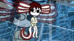  2016 4_fingers amphibian anthro axolotl blowup_background bottomless clothed clothing detailed_background digital_media_(artwork) featureless_crotch hair hi_res lamelotl_(rgbaguy) male photo_background rgbaguy salamander simple_background solo white_skin 