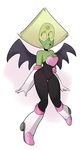  2016 alien big_breasts blushmallet breasts cartoon_network cleavage clothed clothing cosplay female gem_(species) peridot_(steven_universe) rouge_the_bat smile solo sonic_(series) steven_universe 