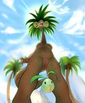  :3 :o alolan_exeggutor anthro big_breasts breasts clitoris elpatrixf exeggutor fangs female flora_fauna hi_res long_neck low-angle_view multi_head nintendo nipples nude plant pok&eacute;mon pok&eacute;morph pussy solo tall under_boob video_games worm&#039;s-eye_view 