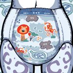  animated blankieplush cute diaper elephant feline jungle lion loop mammal monkey primate pull_ups training_pants 