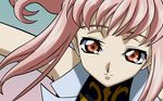  anya_alstreim bangs code_geass highres knights_of_the_round_uniform non-web_source pink_hair smile solo vector_trace 