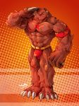  2018 abs anthro bear biceps big_muscles claws clothing fur hi_res male mammal muscular muscular_male pecs waddledox 