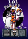  2016 animatronic canine five_nights_at_freddy&#039;s five_nights_at_freddy&#039;s_world fox glowing glowing_eyes lolbit_(fnaf) machine mammal robot sister_location unknown_artist video_games 