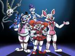  2016 animatronic baby_(fnafsl) ballora_(fnafsl) bear canine ennard_(fnafsl) fallingwaterx five_nights_at_freddy&#039;s fox funtime_foxy_(fnafsl) funtime_freddy_(fnafsl) humanoid lagomorph machine mammal puppet_bonnie_(fnafsl) rabbit robot sister_location video_games 