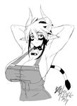  armpits breasts cathyl female minotaur monster_musume_no_iru_nichijou 