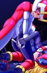  anal bodysuit clothing hair long_hair male male/male megaman_zero not_furry reploid skinsuit tight_clothing 