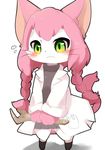  artist_request cat cat_busters character_reqeust furry green_eyes long_hair pink_hair 