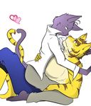  &lt;3 cat clothed clothing cuddling cute feline gaze hug love male male/male mammal morenatsu shin_(morenatsu) teenager tiger topless torahiko_(morenatsu) young 