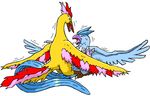  ambiguous_gender articuno avian beak bird blue_feathers cum cum_on_body cum_on_face dragon_soul_e duo eyes_closed feathers legendary_pok&eacute;mon male male/ambiguous moltres nintendo open_mouth pok&eacute;mon sex simple_background snow tongue tongue_out video_games white_background wings 