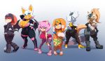  absurd_res amy_rose anthro big_breasts bodysuit breasts butt canid canine canis chiropteran cleavage clothed clothing dmxwoops echidna eulipotyphlan female hedgehog hi_res lemur looking_at_viewer looking_back mammal monotreme primate rouge_the_bat shade_the_echidna skinsuit sonic_(series) sonic_boom tangle_the_lemur thick_thighs tight_clothing tikal_the_echidna whisper_the_wolf wolf 