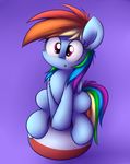  chest_tuft equine female feral friendship_is_magic hair heavymetalbronyyeah mammal multicolored_hair my_little_pony open_mouth pegasus rainbow_dash_(mlp) sitting solo tuft wide_eyed wings 