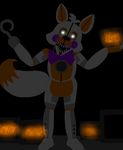  ! 2016 ambiguous_gender animatronic black_eyes black_nose bow_tie canine dashiathebunny english_text five_nights_at_freddy&#039;s five_nights_at_freddy&#039;s_world fox freckles fur glowing glowing_eyes hair hair_tuft hook lagomorph lipstick lolbit_(fnaf) machine makeup mammal multicolored_fur open_mouth orange_fur robot sharp_teeth signature sister_location teeth text tuft video_games white_fur 