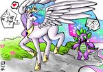  &lt;3 2016 4_fingers body_swap crossgender crown cutie_mark cutie_mark_swap dragon duo equine eyelashes feathered_wings feathers female feral flower friendship_is_magic fur green_eyes hair hooves horn jewelry long_hair long_tail male male/female mammal multicolored_hair multicolored_tail my_little_pony nude onat open_mouth plant princess princess_celestia_(mlp) purple_eyes purple_scales royalty scales scalie screaming signature smile sparkles spike_(mlp) tiara tongue tongue_out white_feathers white_fur winged_unicorn wings yelling young 
