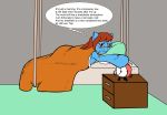  2018 bed dialogue equine female mammal my_little_pony quicksocks tap_typer 