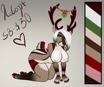  breasts cervine female jackalope(artist) mammal popcornpanic reindeer 