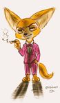  2016 canine disney fennec finnick fox male mammal totolove35 zootopia 