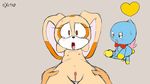  abdominal_bulge anal cheese_the_chao cream_the_rabbit cum excito female first_person_view flat_chested fucked_silly human interspecies lagomorph looking_at_viewer male male/female mammal masturbation nipples penis pussy rabbit size_difference sonic_(series) tears young 