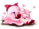  &lt;3 alien blush cephalopod chuchu_(kirby) crossgender crying cum cute duo eyes_closed female female/female feral kirby kirby_(series) marine mmtora nintendo octopus penetration ribbons sex simple_background smile tears tentacles vaginal vaginal_penetration video_games waddling_head white_background 