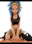  1boy 1girl aqua_hair fairy_tail female gaston18 pov pov_eye_contact tagme 