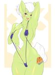  2016 absurd_res anthro anthrofied areola armpits bikini blush breasts clothing cutie_mark earth_pony equine female friendship_is_magic granny_smith_(mlp) hair hi_res horse mammal mleonheart my_little_pony nipple_bulge pony pose solo swimsuit towel white_hair 