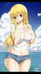  1girl blonde_hair breasts brown_eyes fairy_tail female gaston18 large_breasts long_hair lucy_heartfilia solo 