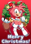  2016 anthro any_rose bag black_nose blush boots bow breasts butt candy christmas clothing conditional_dnp coolblue english_text female food footwear gift gloves green_eyes hair happy headband hedgehog holidays mammal nipples open_mouth pink_hair pussy_juice short_hair signature solo text video_games 