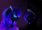  2016 blue_eyes blue_fur blue_hair duo equine female feral friendship_is_magic fur hair horn lyra-senpai magnaluna mammal my_little_pony princess_luna_(mlp) unicorn 