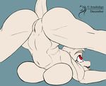  2016 anthro arashidrgn areola big_breasts boss_monster breasts butt caprine female fur goat horn long_ears looking_at_viewer mammal nipples nude open_mouth pussy simple_background solo toriel undertale video_games white_fur 