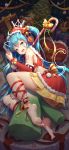  animal_ears catxuan christmas feet hatsune_miku nekomimi tail tattoo vocaloid 