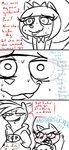  2016 anthro clothed clothing comic crossdressing cute_fangs dialogue disney duo english_text fan_character hands_in_pockets hoodie hugh_muskroura inkyfrog male mammal maxine_d&#039;lapin mustelid percy_vison polecat restricted_palette simple_background skunk sweat text unseen_character white_background wig zootopia 